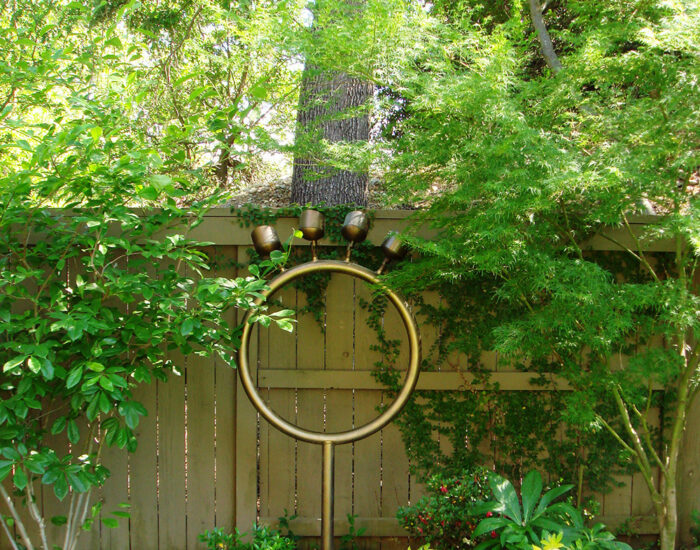 Custom Fabricated Landscape Lighting Sculpture