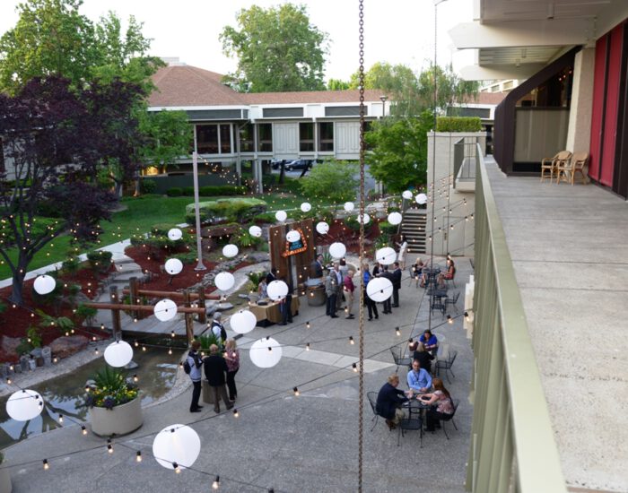 DoubleTree by Hilton Capital Patio Lighting